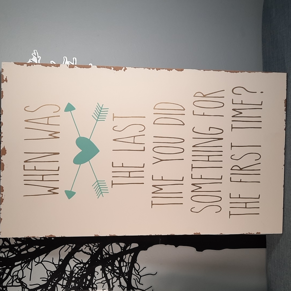 Box Sign Wall Art Home Decoration Decor  Rustic Urban Farm Inspirational Heart